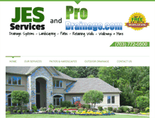 Tablet Screenshot of prodrainage.com